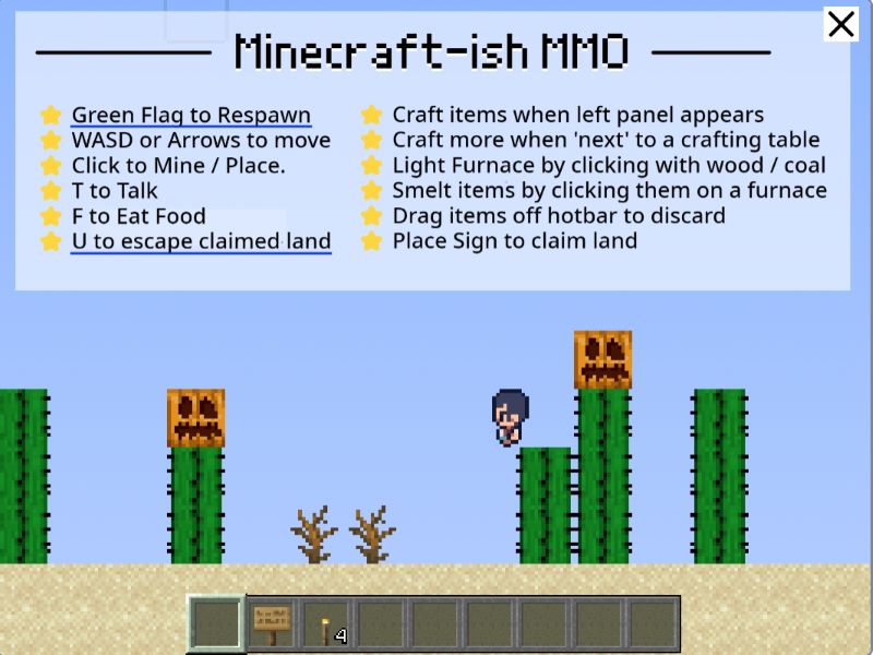《我的世界》大型多人在线游戏（MMO）v1.7