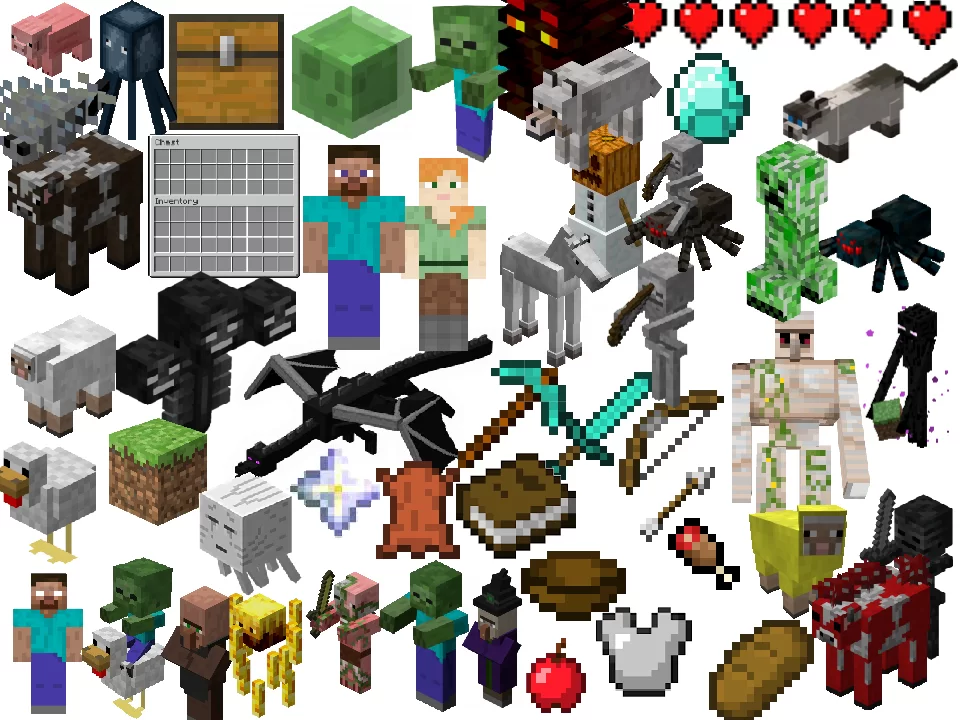 我的世界角色素材包