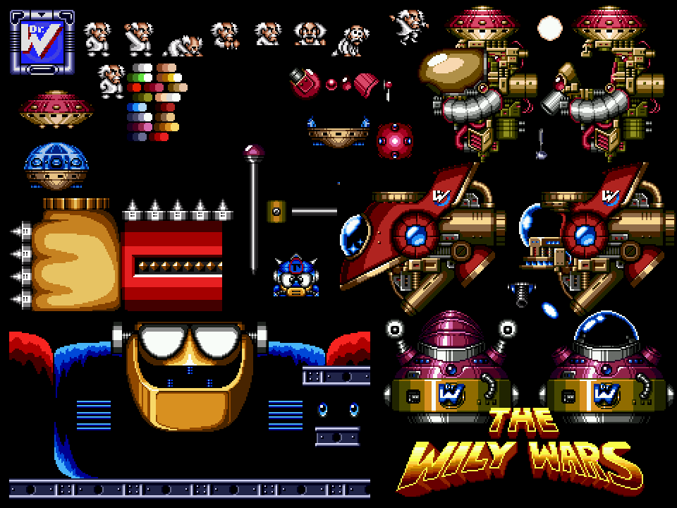 洛克人 威力战争 素材包（威利博士）