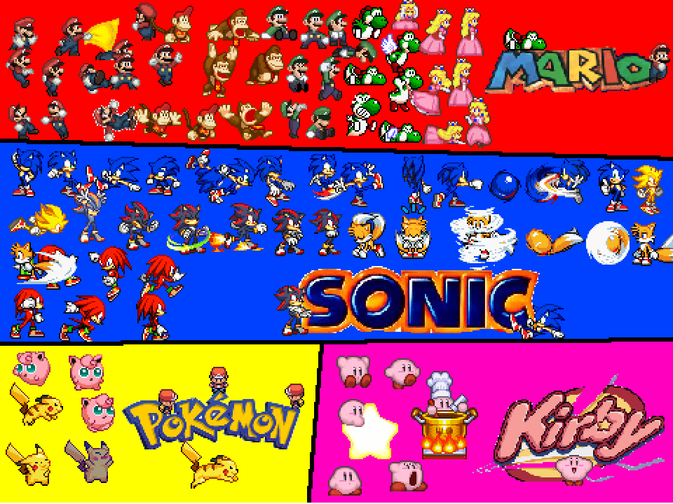 经典游戏角色素材包