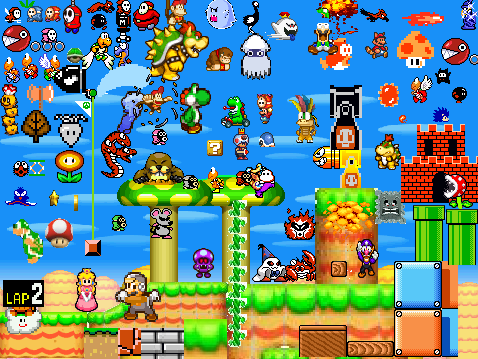 超级马里奥游戏素材包