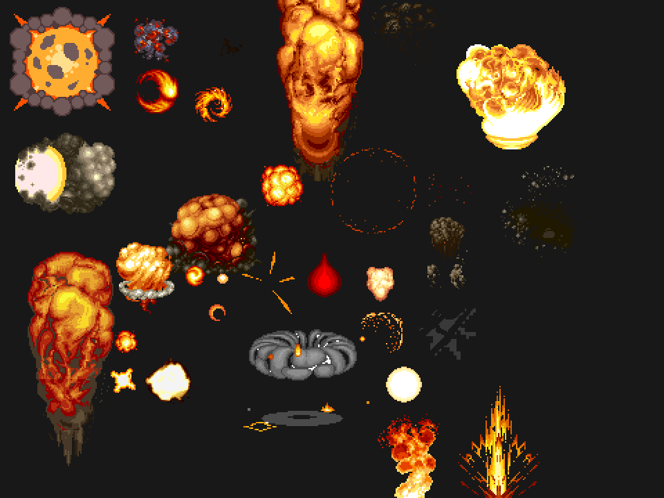 爆炸特效素材包