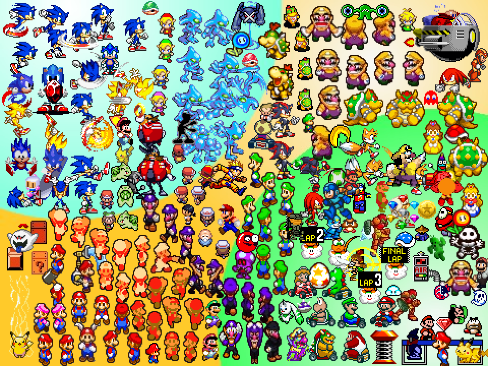 精灵大合集素材包