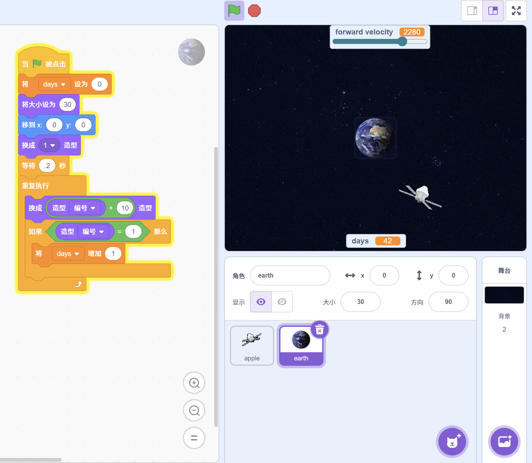 航天器坠入轨道